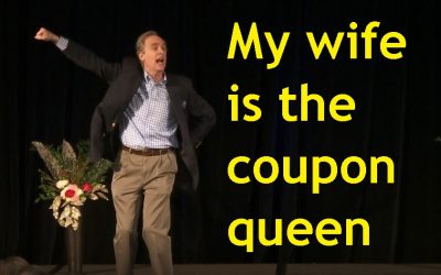 My wife is the coupon queen – VIDEO