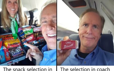 Airline snack disparity