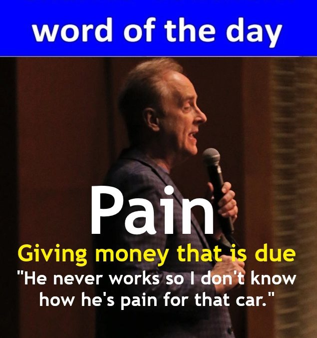 Southern Word Saturday – Pain